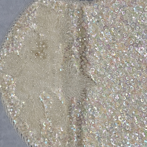 Gorgeous Vintage Beaded Sequined Formal Clutch Purse - Picture 11 of 16